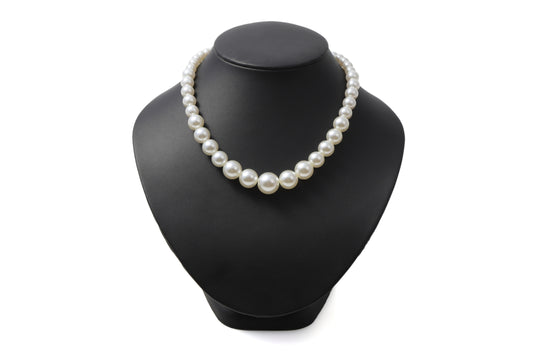 LunArts パールネックレス 1連 イヤリング セット