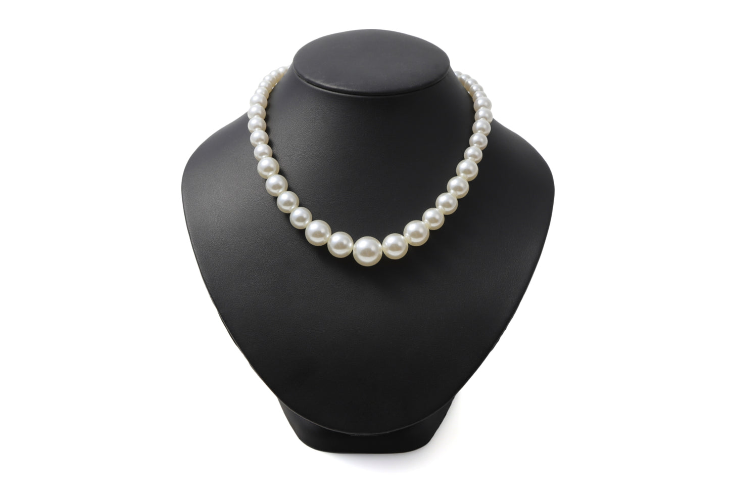 LunArts パールネックレス 1連 イヤリング セット