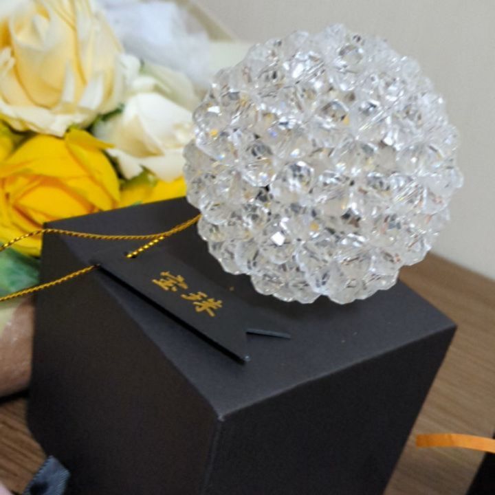 宝珠 天然石 5A 水晶 フラーレン バッキーボール 大サイズ 120個