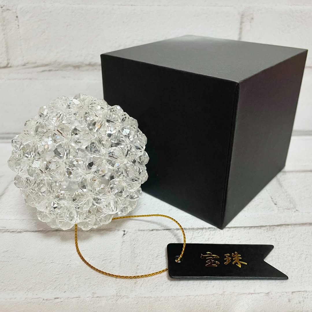 宝珠 天然石 5A 水晶 フラーレン バッキーボール 大サイズ 120個