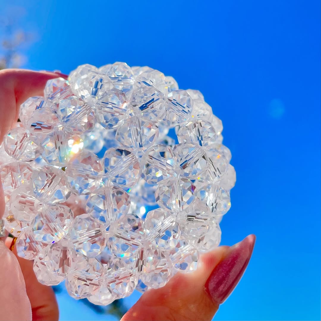 宝珠 天然石 5A 水晶 フラーレン バッキーボール 大サイズ 120個