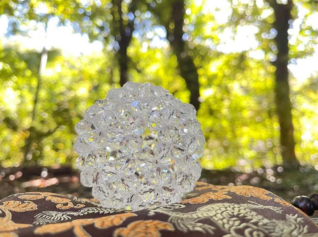 宝珠 天然石 5A 水晶 フラーレン バッキーボール 大サイズ 120個