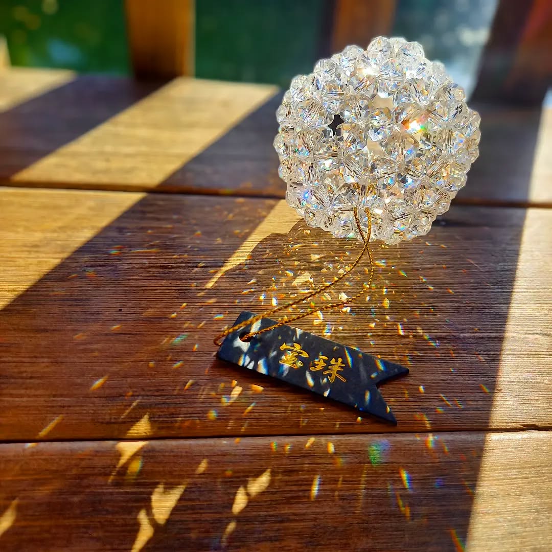 宝珠 天然石 5A 水晶 フラーレン バッキーボール 大サイズ 120個