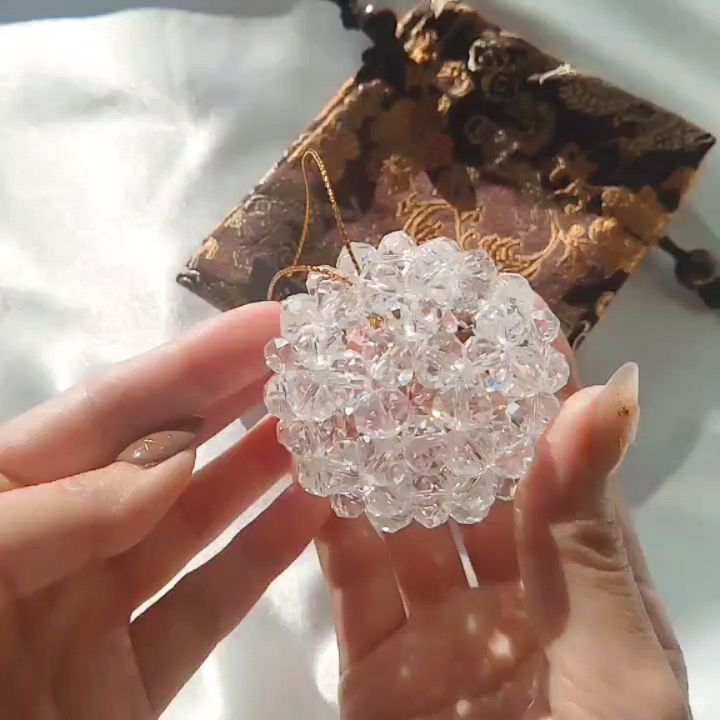 宝珠 天然石 5A 水晶 フラーレン バッキーボール 中サイズ 90個