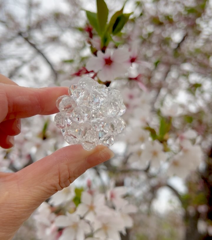 宝珠 天然石 5A 水晶 フラーレン バッキーボール 小サイズ 30個