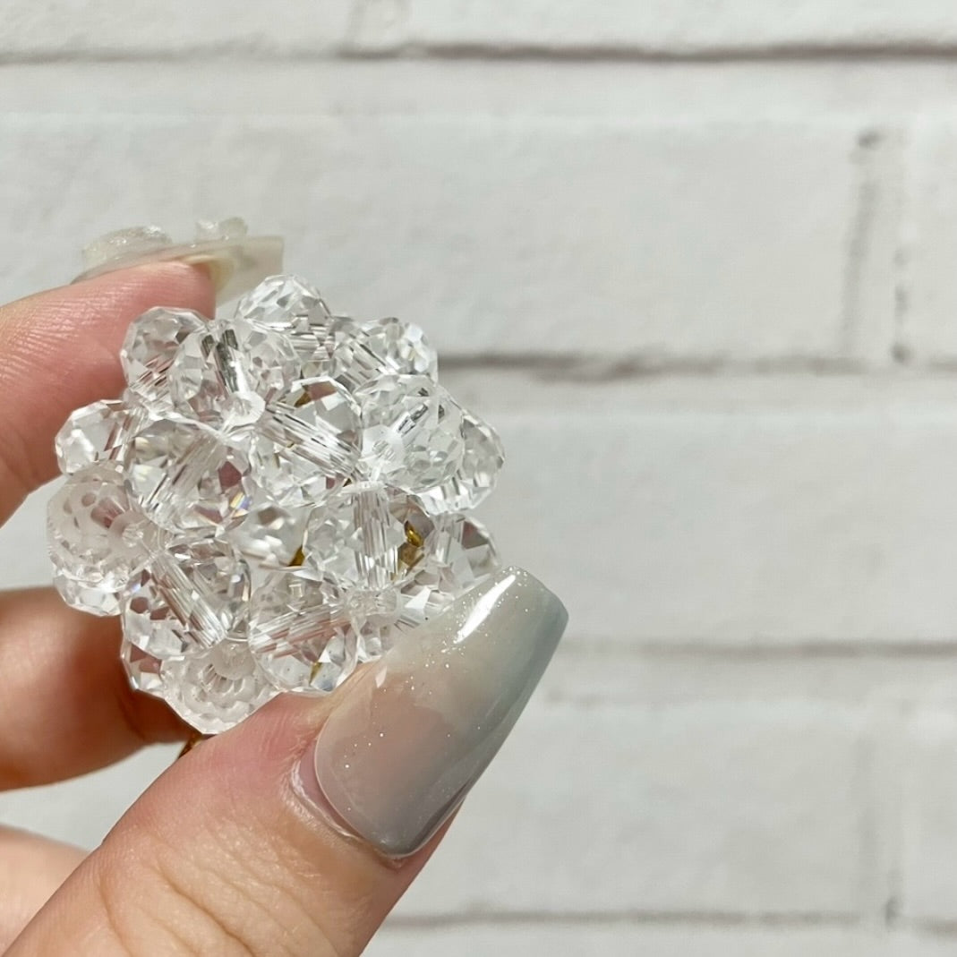 宝珠 天然石 5A 水晶 フラーレン バッキーボール 小サイズ 30個