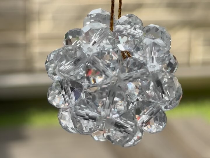 宝珠 天然石 5A 水晶 フラーレン バッキーボール 小サイズ 30個